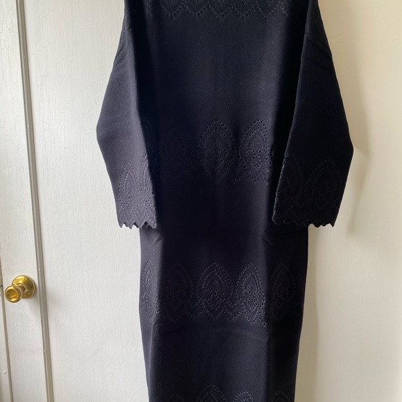 Zara Limited Edition Knit Front open Long coat - Picture 2 of 7